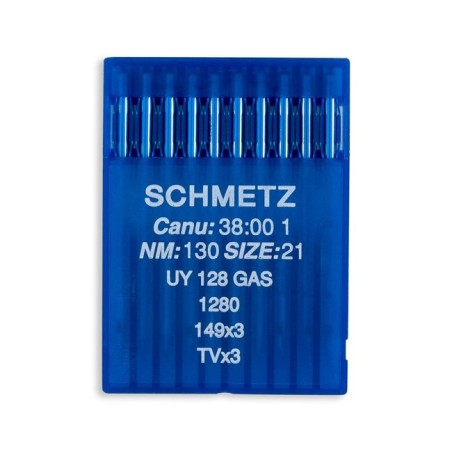 Schmetz Canu 38:00 UY 128 GAS TVx3 Industrial Coverstitch Needles size 130/21